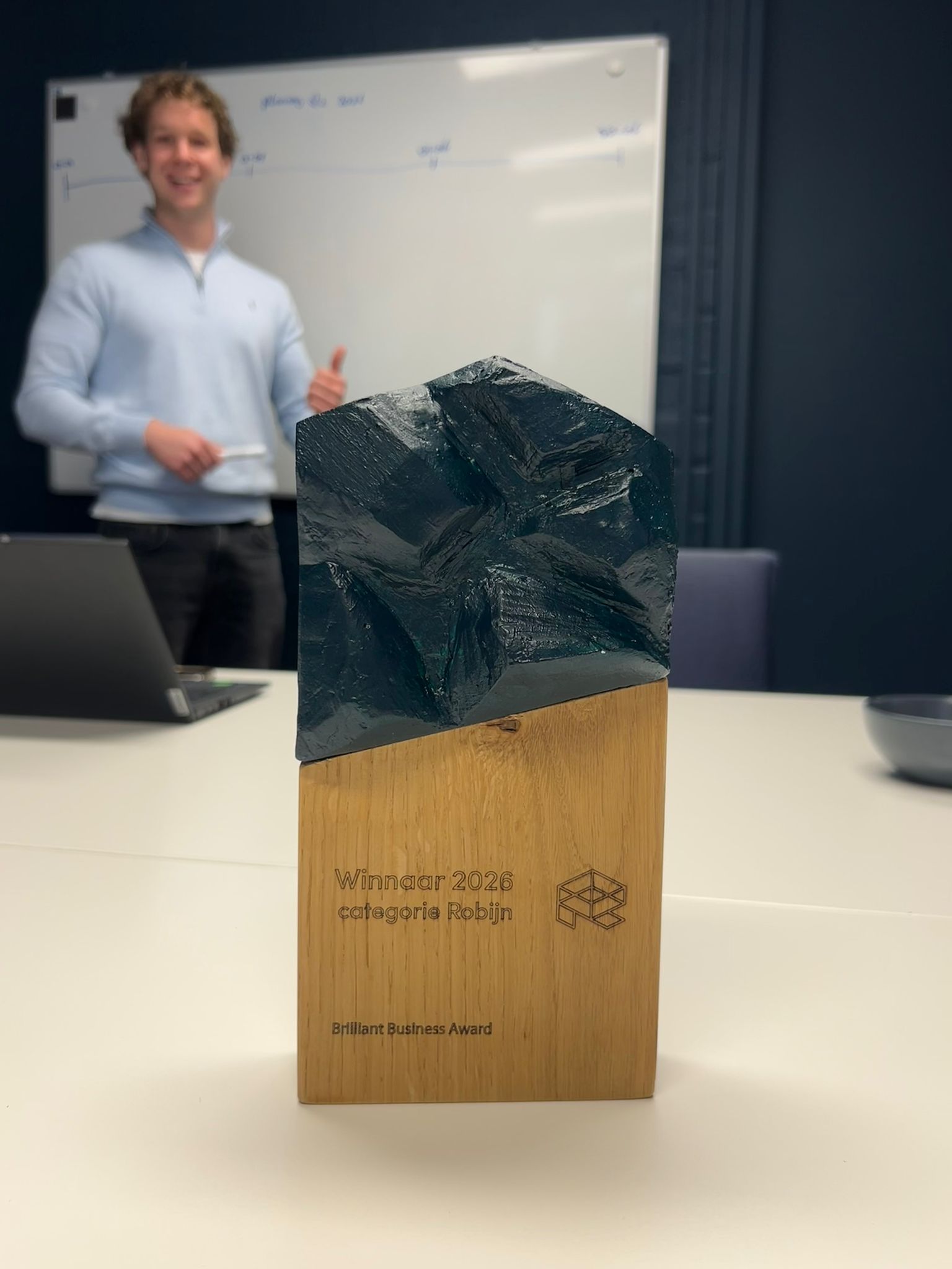 De award-uitreiking van de Brilliant Business Award