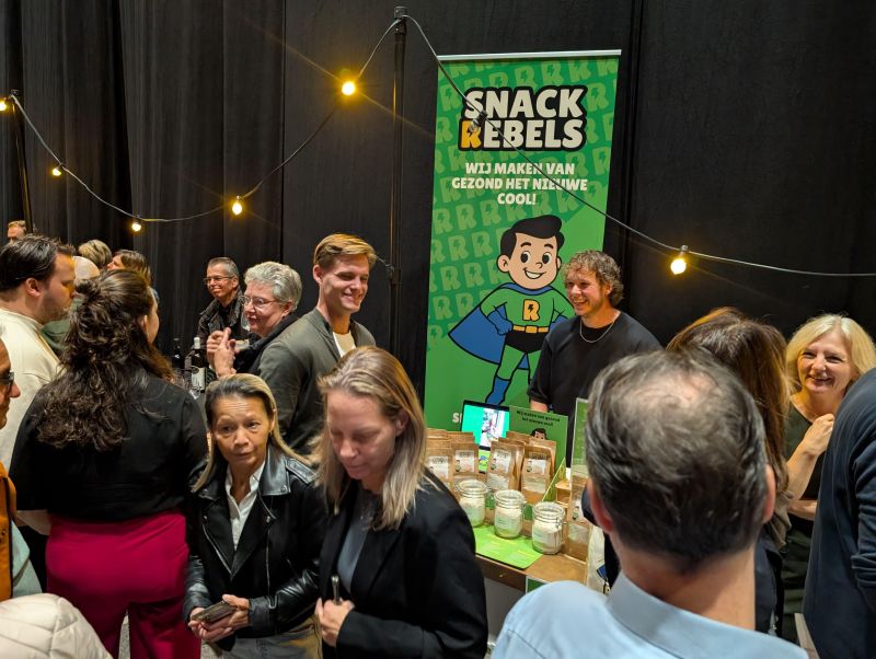 De eerste verkoop van Snack Rebels tijdens Proef je Regio